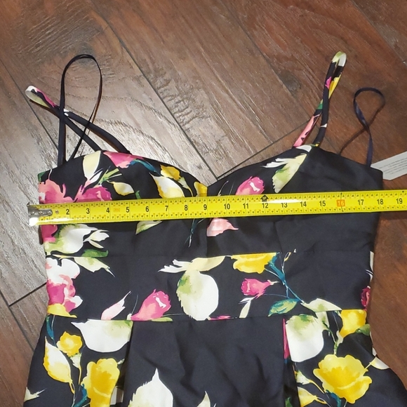 NWT Eliza J Floral boho Cocktail summer dress - Picture 4 of 16
